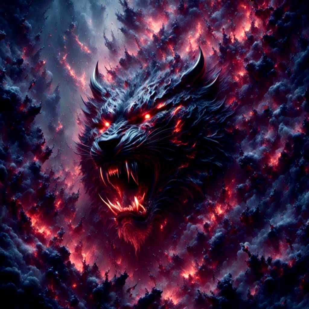 Dismembered Hag in Snowy Hellscape with Tiger