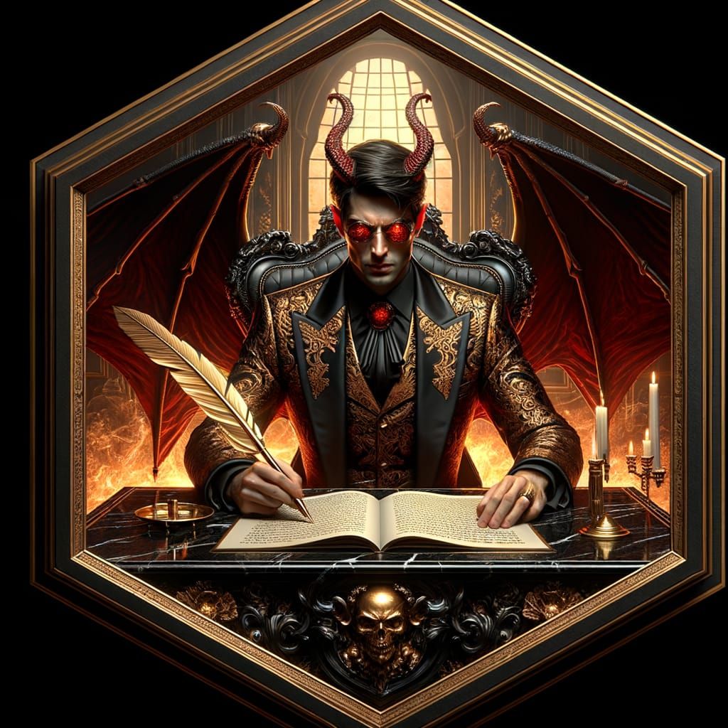 Handsome Devil Writing Laws of Hell