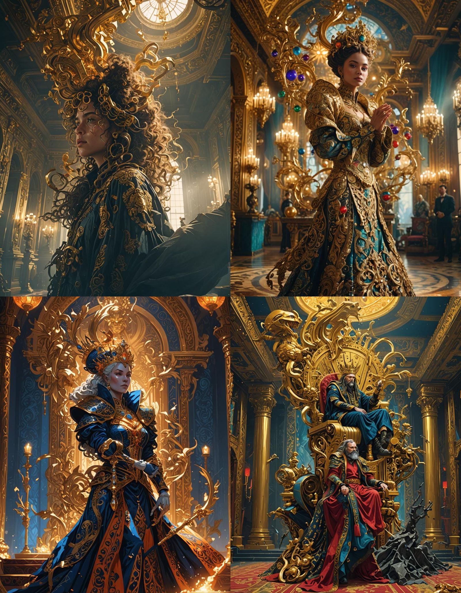 Empowered Woman: Detailed Fantasy Concept Art