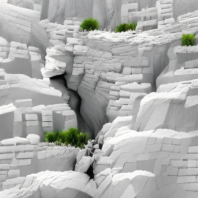 Endless Cliff Procedural Ambient Occlusion