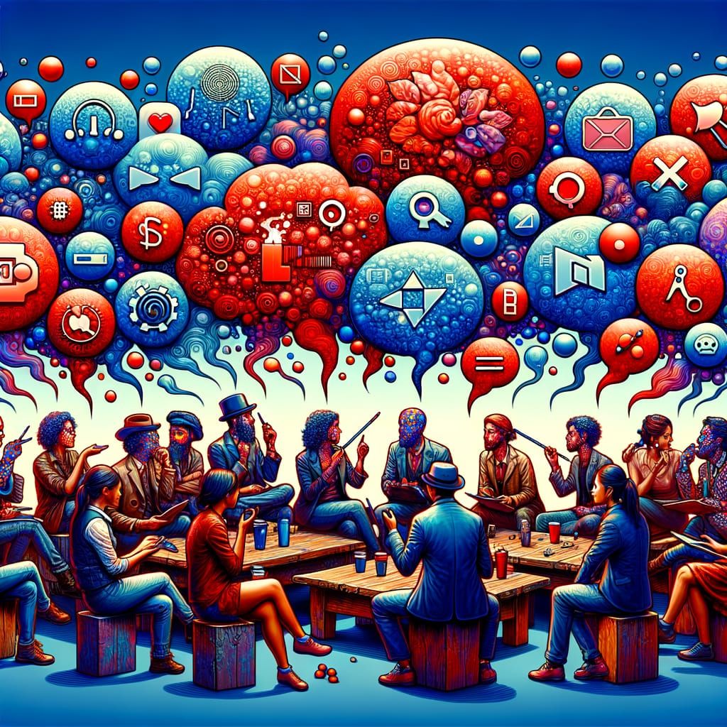 Artists Debate AI Art's Future in Meme Style