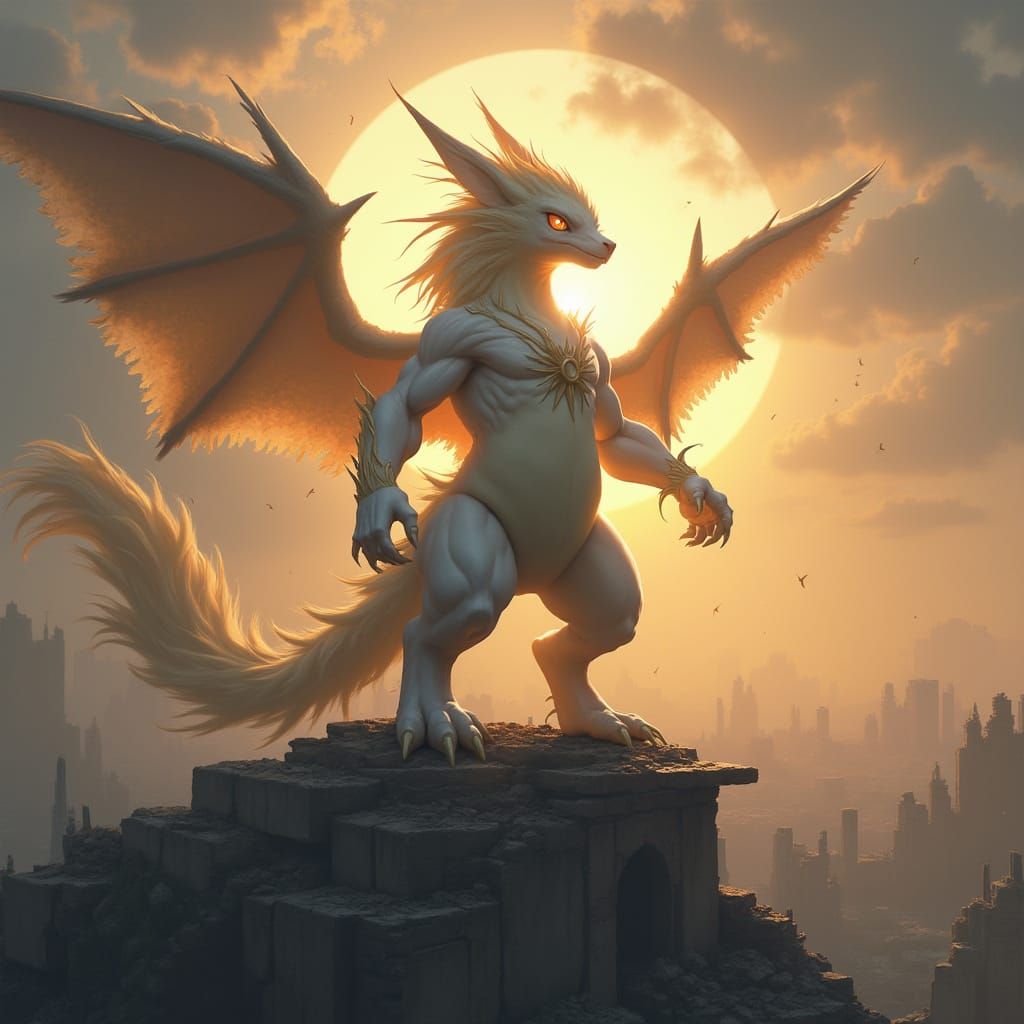 Majestic Pokémon Hero Rises from Ruins