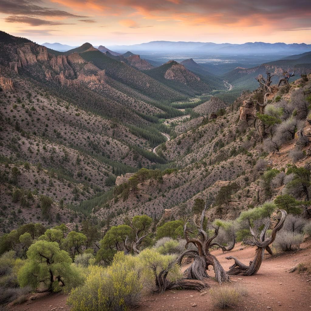 AI Impression of the Gila Wilderness