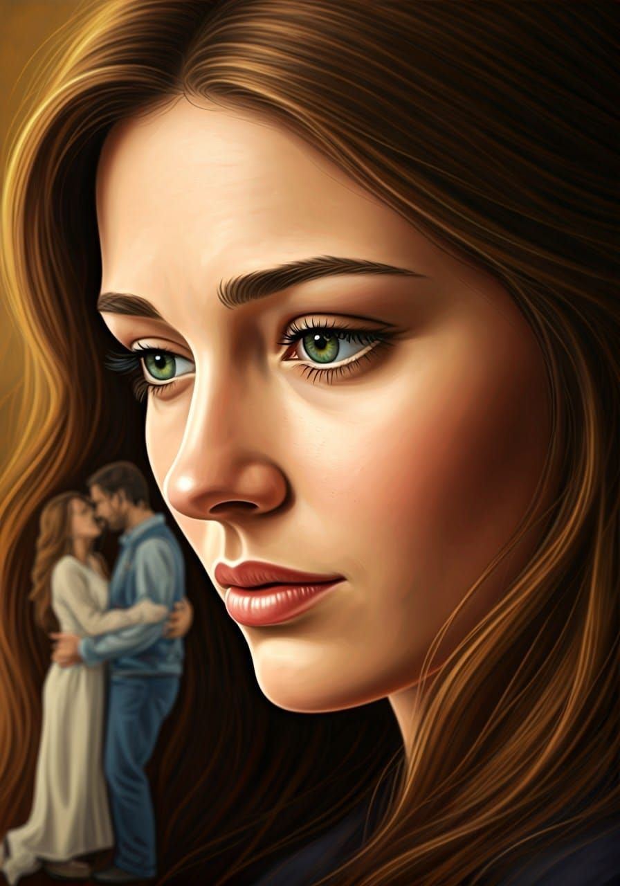 A Woman Lost in Longing, Surrounded by Love and Joy