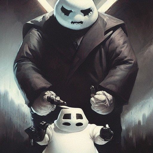 Sinister Stay Puft Marshmallow Man Artwork