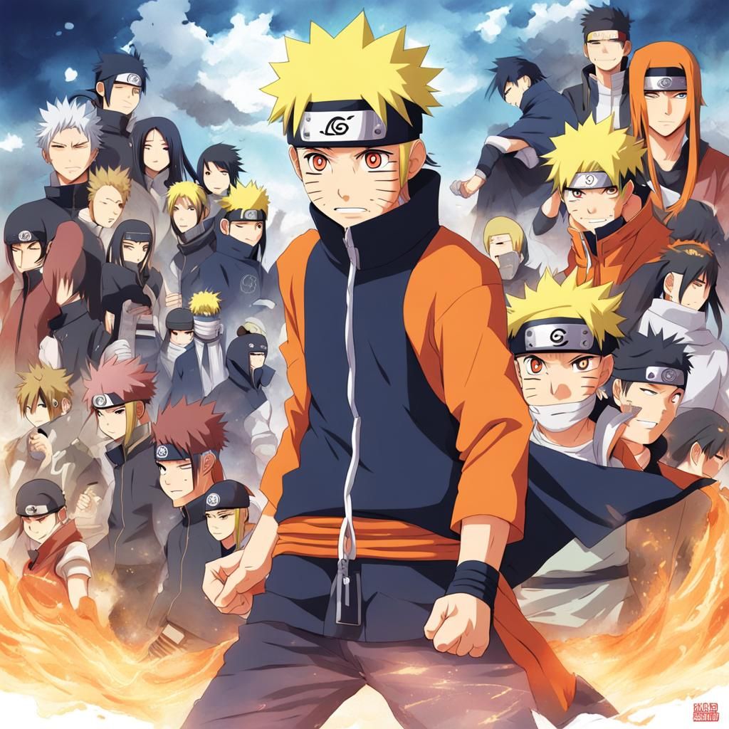 Naruto in Anime Key Visual Style