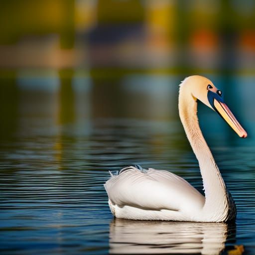 A swan pelican hybrid