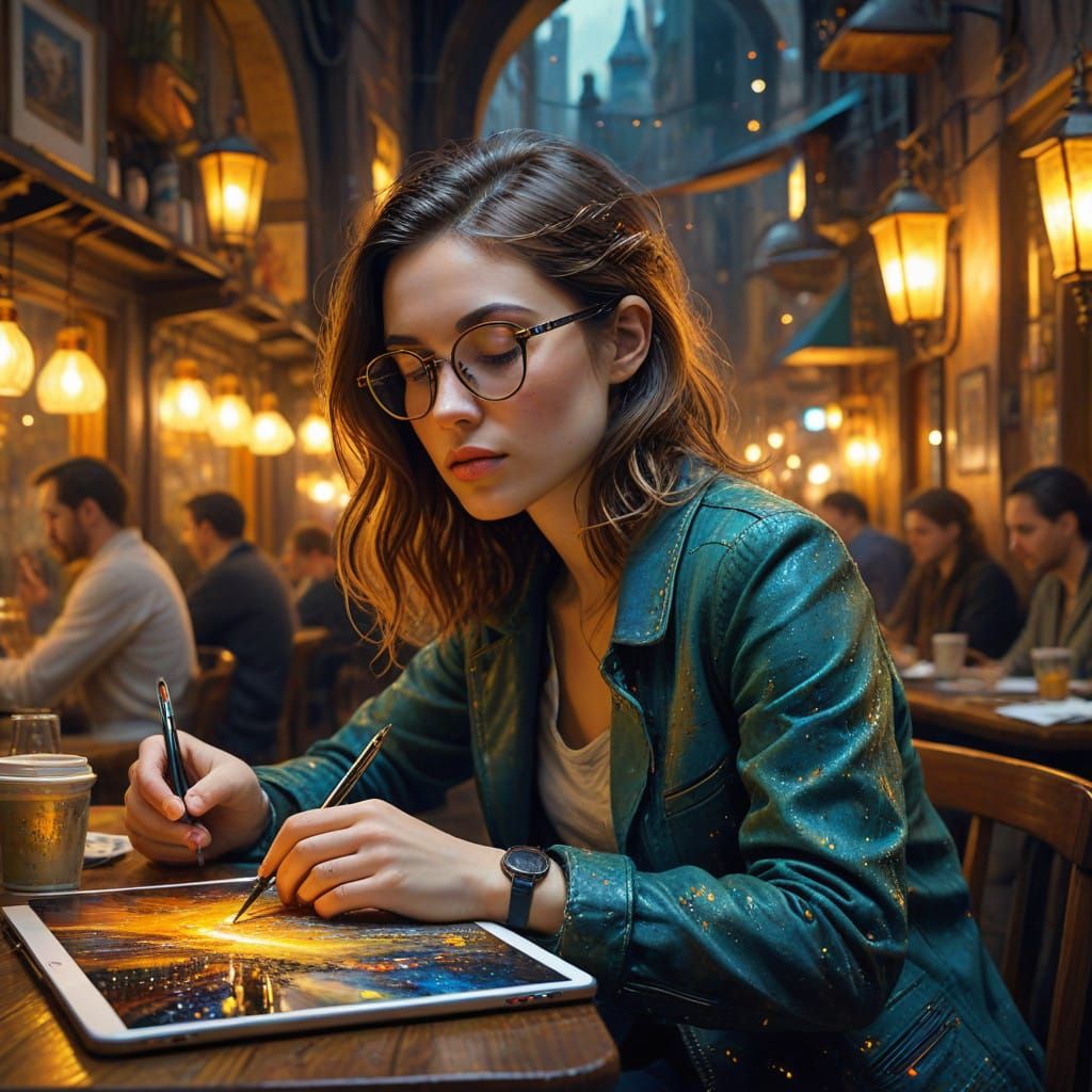 Artists Gather at Nightcafé in Vibrant Digital Art Scene