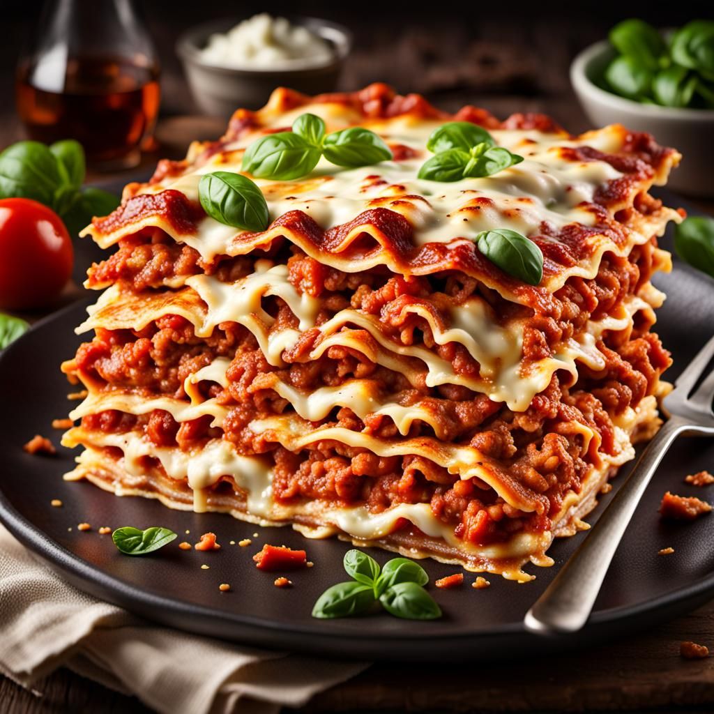 Mouthwatering Lasagna: A Culinary Masterpiece in Detail