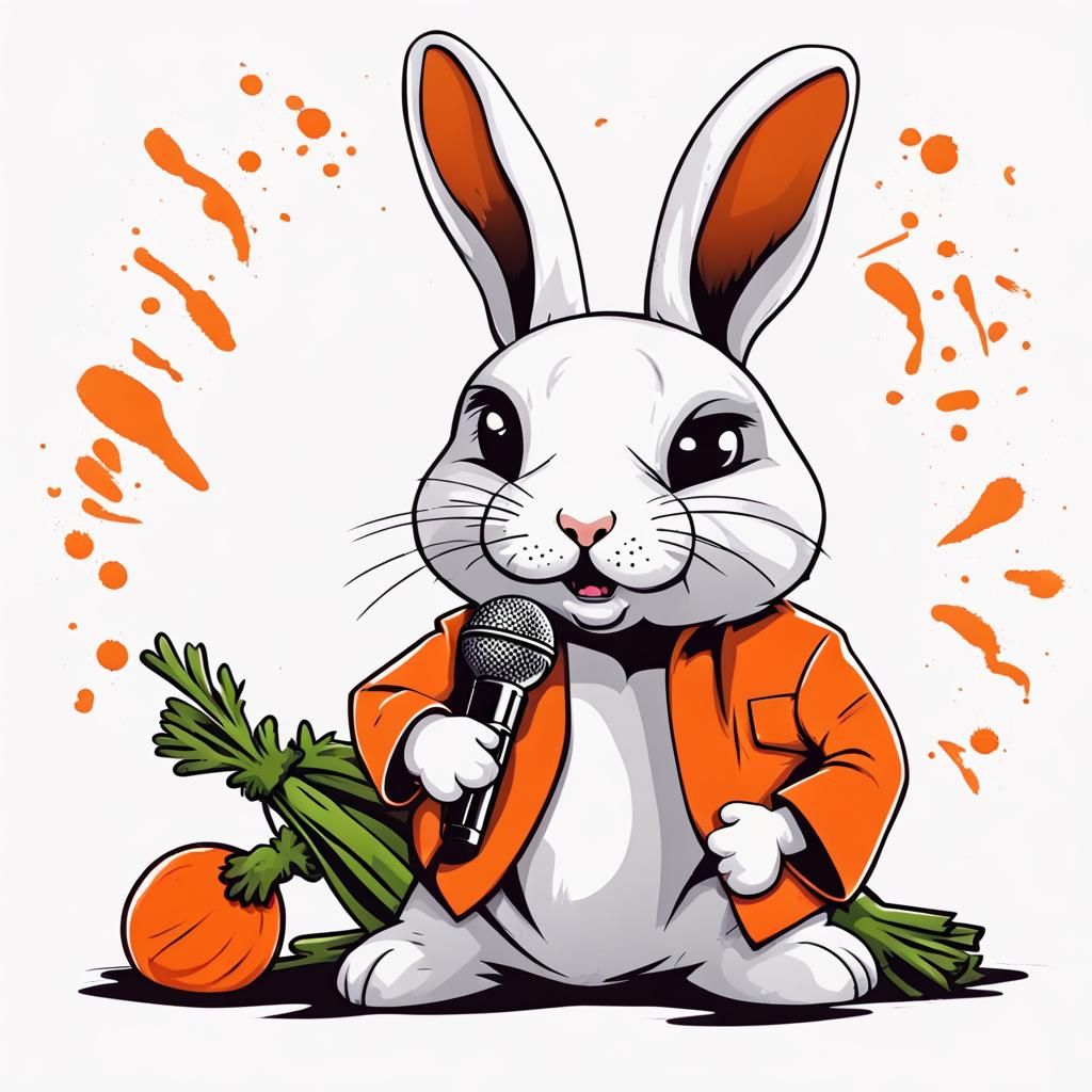 Eminem Rabbit Rapping with Karate Carrot