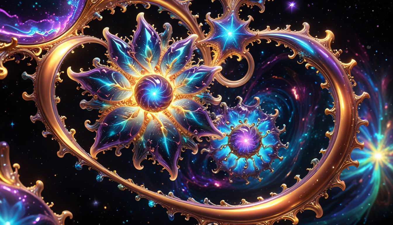 Surreal Cosmic Star Clusters in Iridescent Light Spectrum