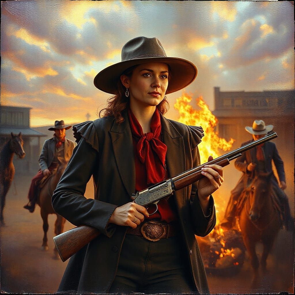 Fiery Tombstone Legend: Kate's Daring Rescue