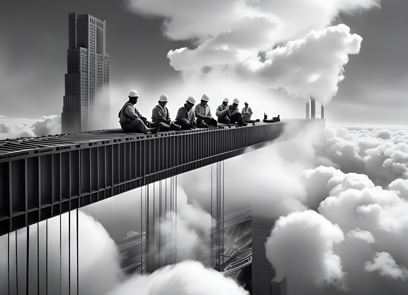 Cloud Construction Site Concept Art