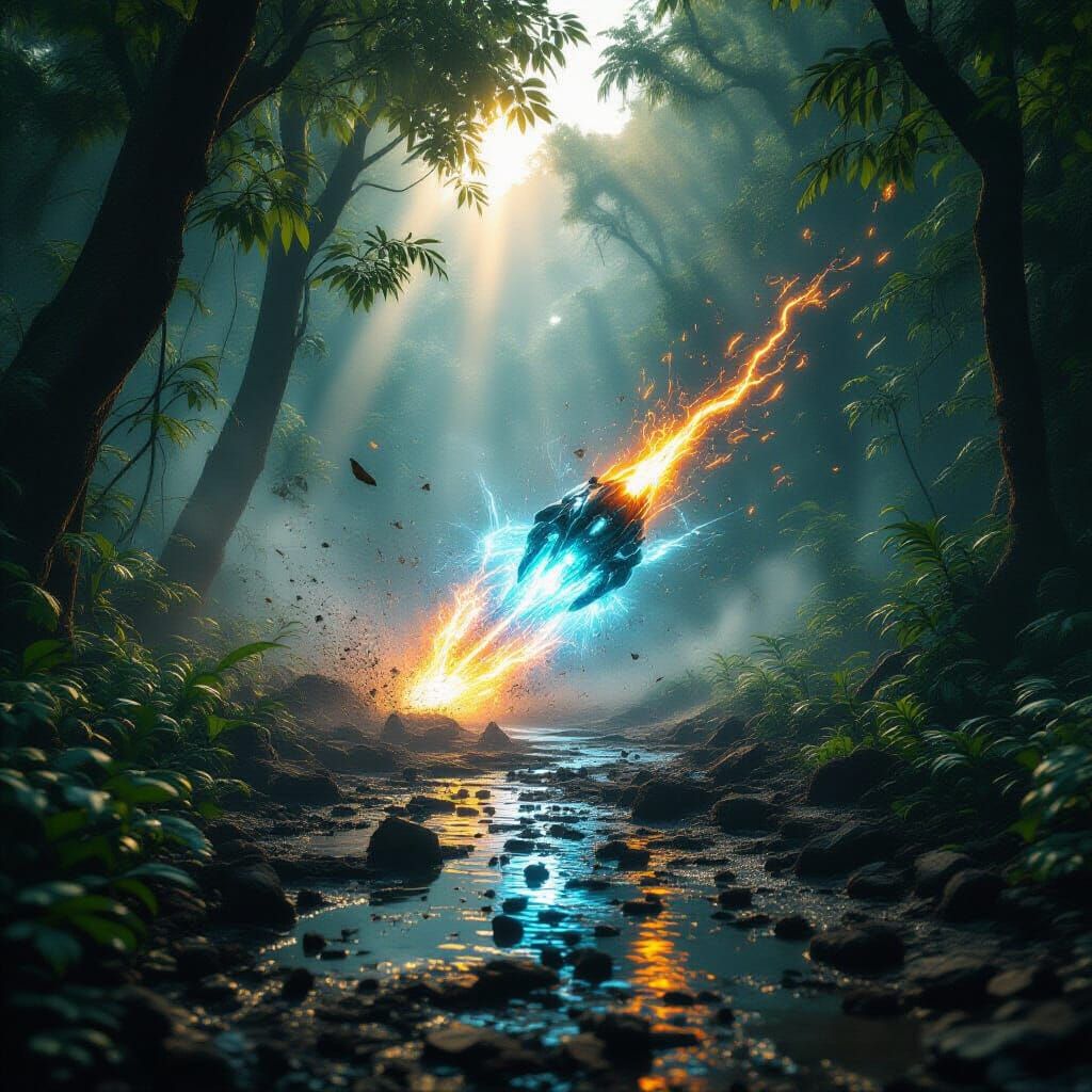 Supersonic Beast Passage Through Dense Rainforest