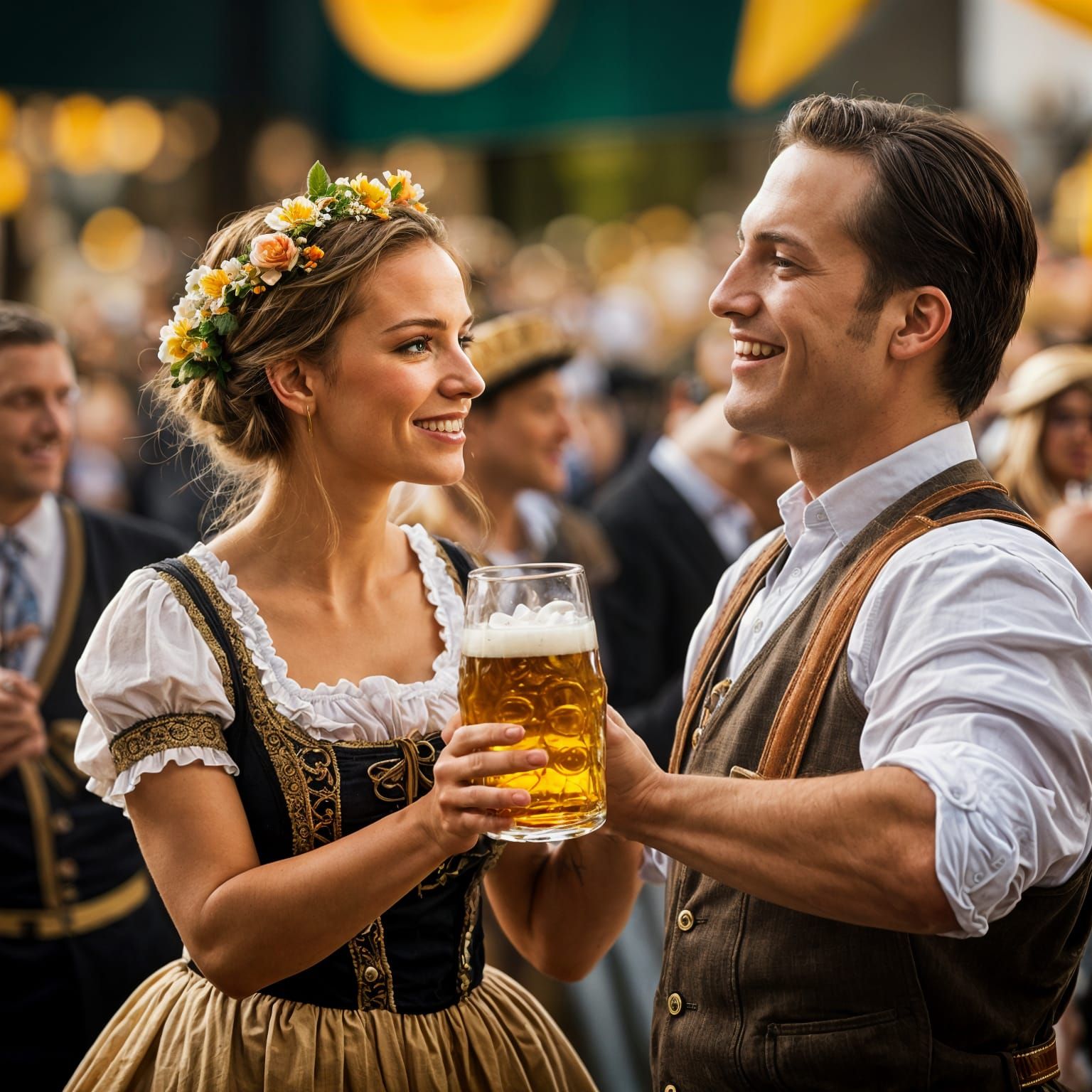 Oktoberfest Merriment: A Bavarian Beer Festival