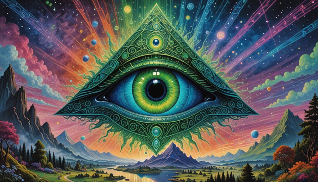 Ethereal Cosmic Entity in Radiant Splendor