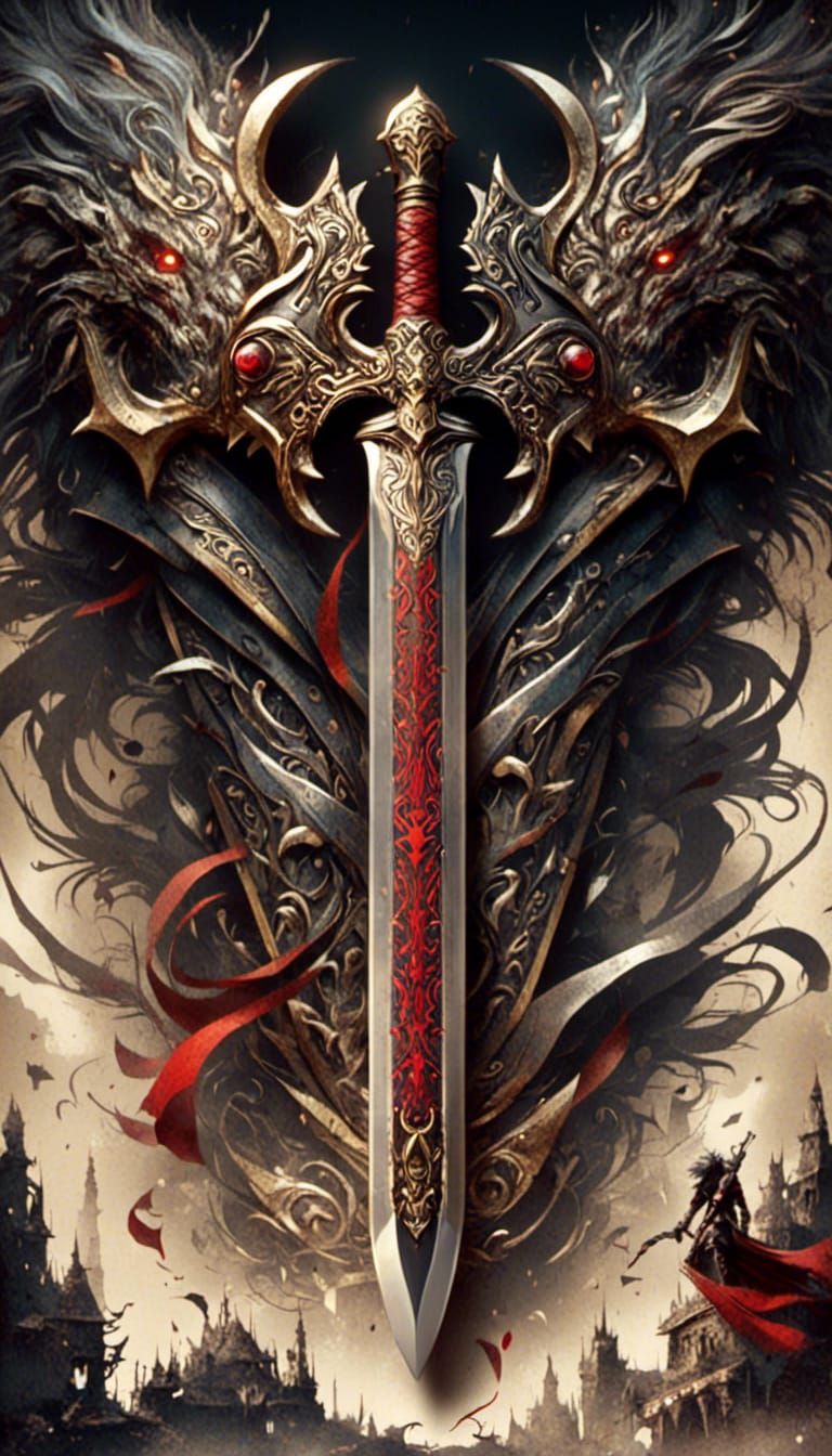 Dragonsteel Sword Fantasy Concept Art