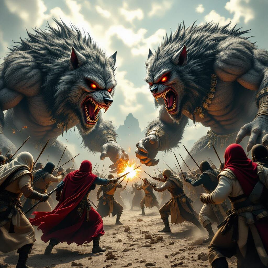 Epic Battle: Warriors vs. Werewolves, Vampires, and Mummies