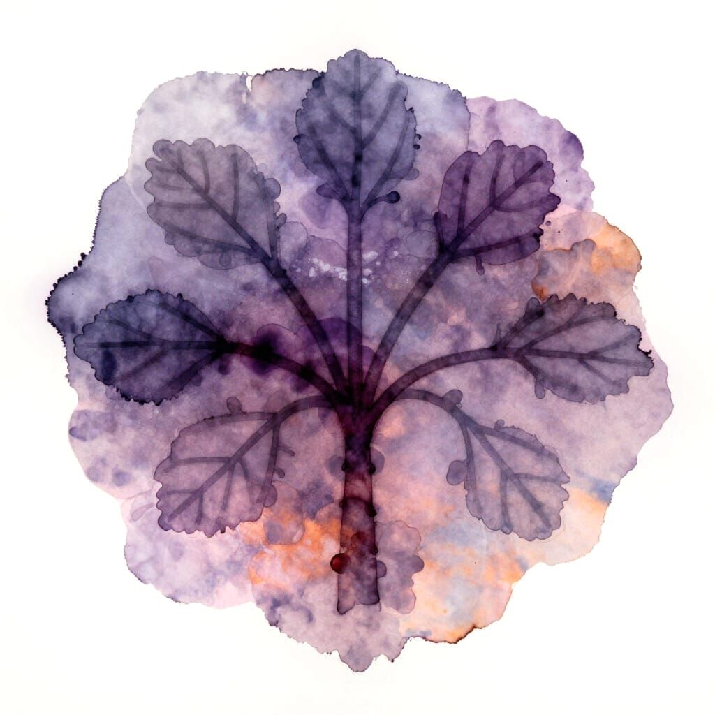 Source of Life: Vibrant Acid Wash and Ink Art