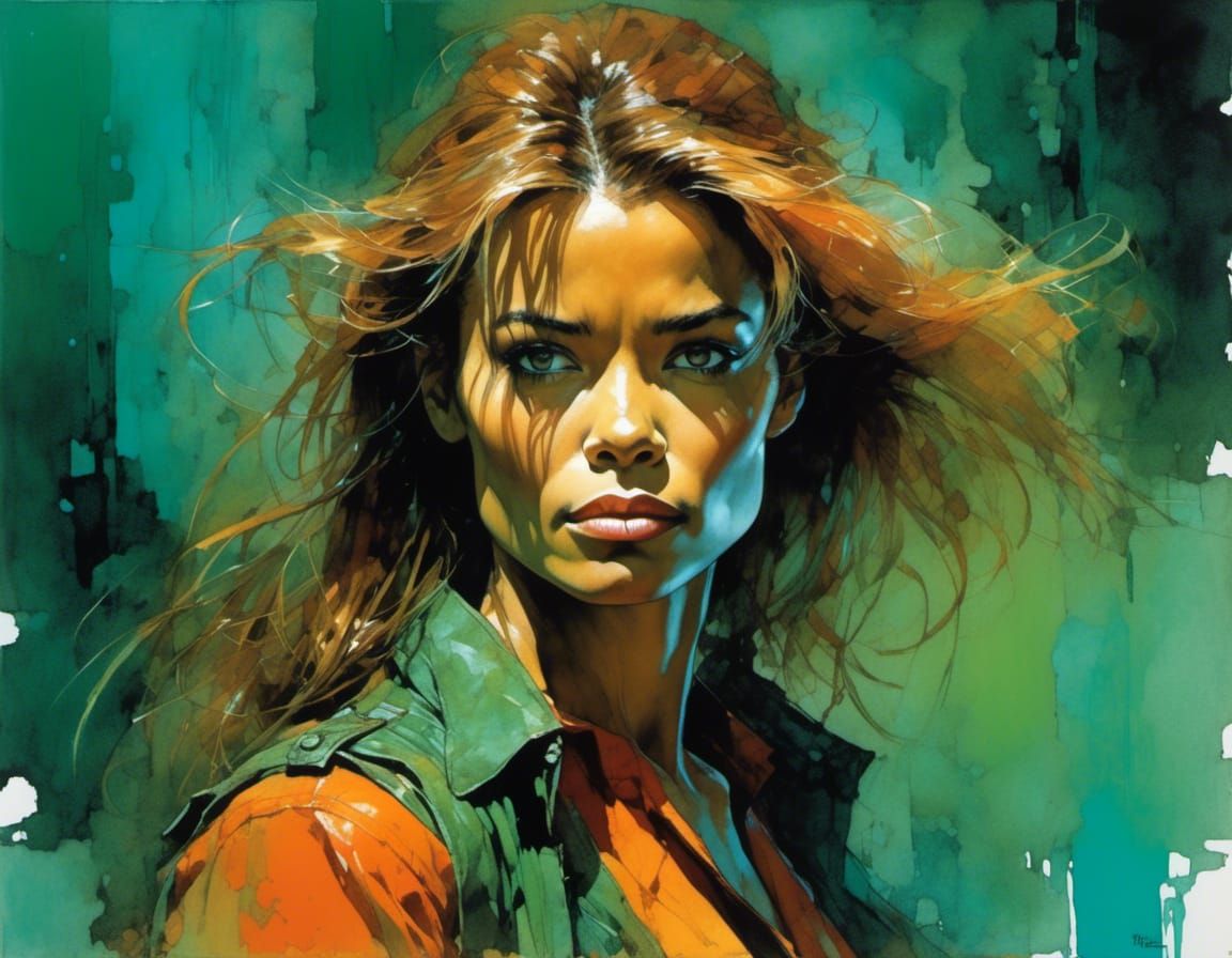 Aisha Tyler as Denise Richards Portrait