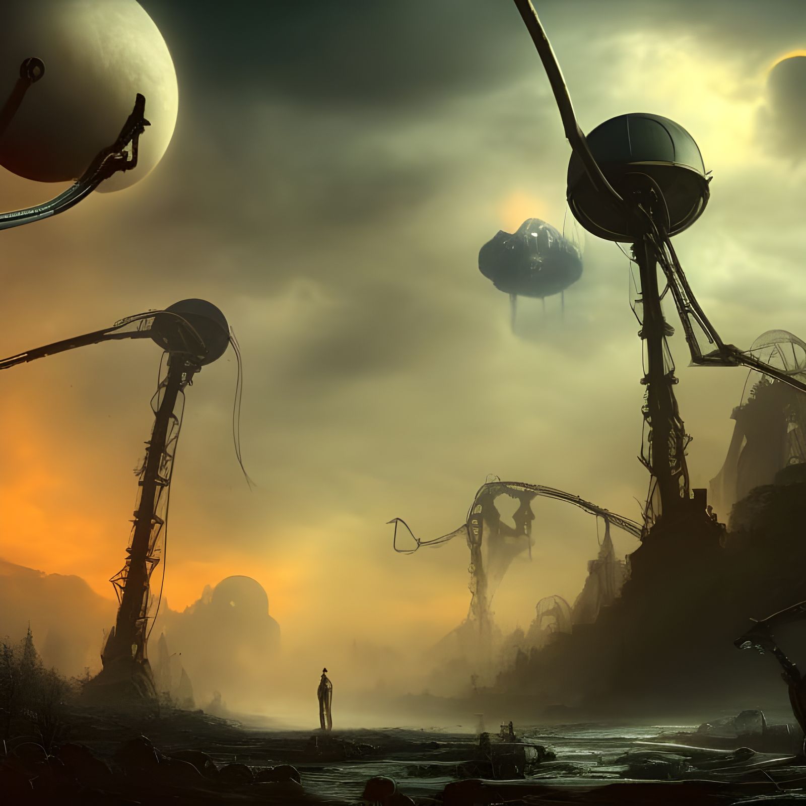 War of the Worlds: Detailed Matte Painting