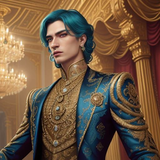 Surreal Ballroom Visionary in Opulent Russian Splendor