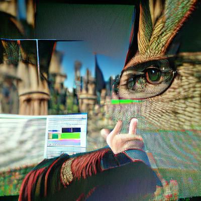 Abstract 8K 3D Rendering with High Detail