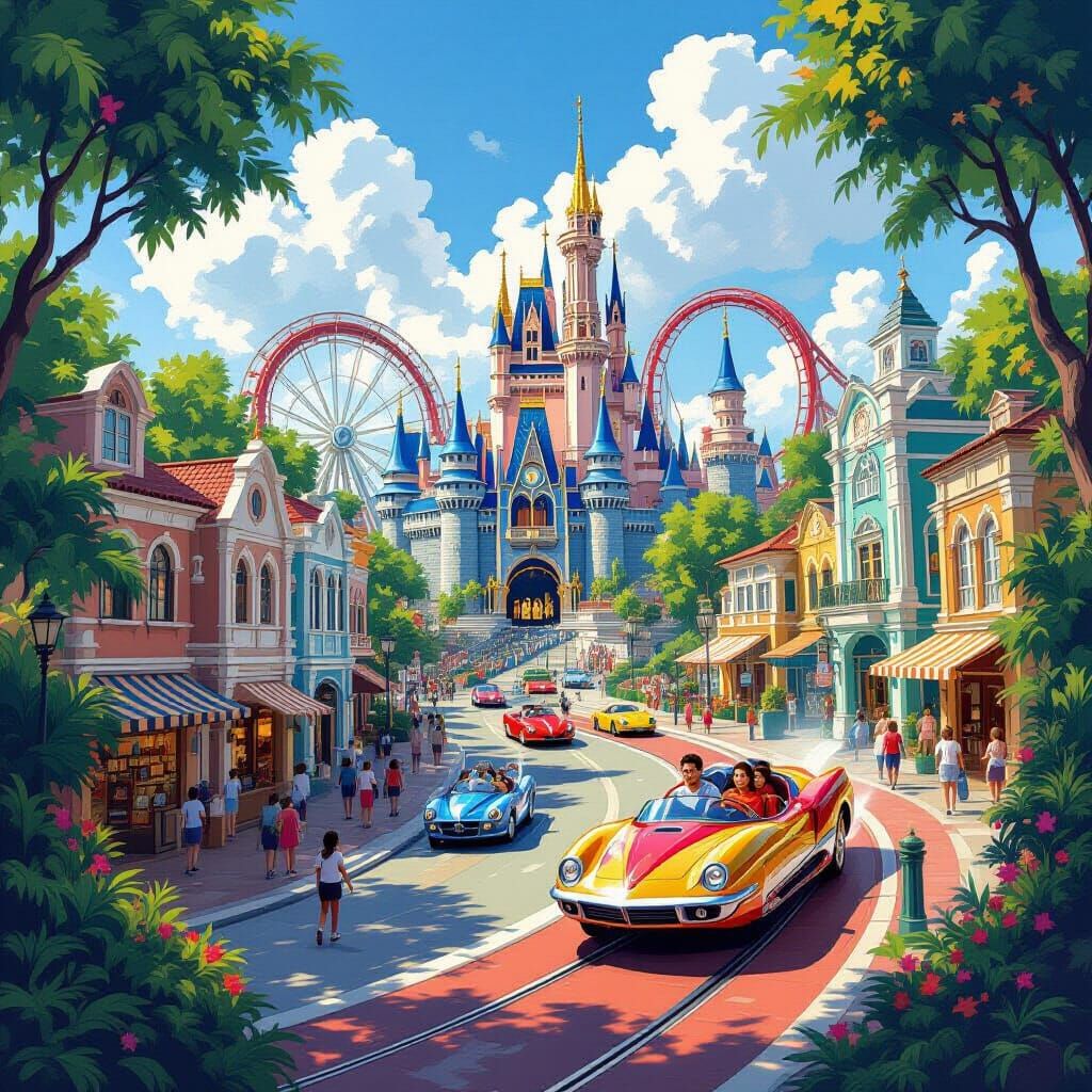 Universal Studios Singapore Theme Park Concept Art