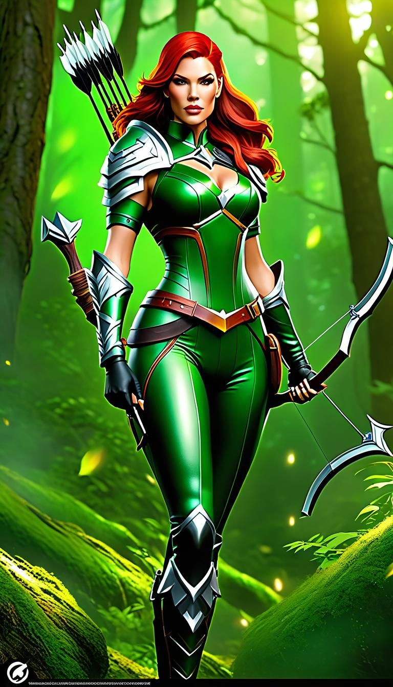 Amanda Righetti as Windranger from Dota 2