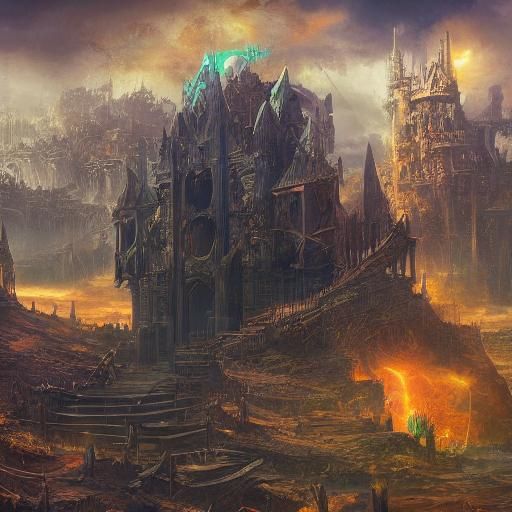 Death Metal Album Cover Art in Detailed Matte Style