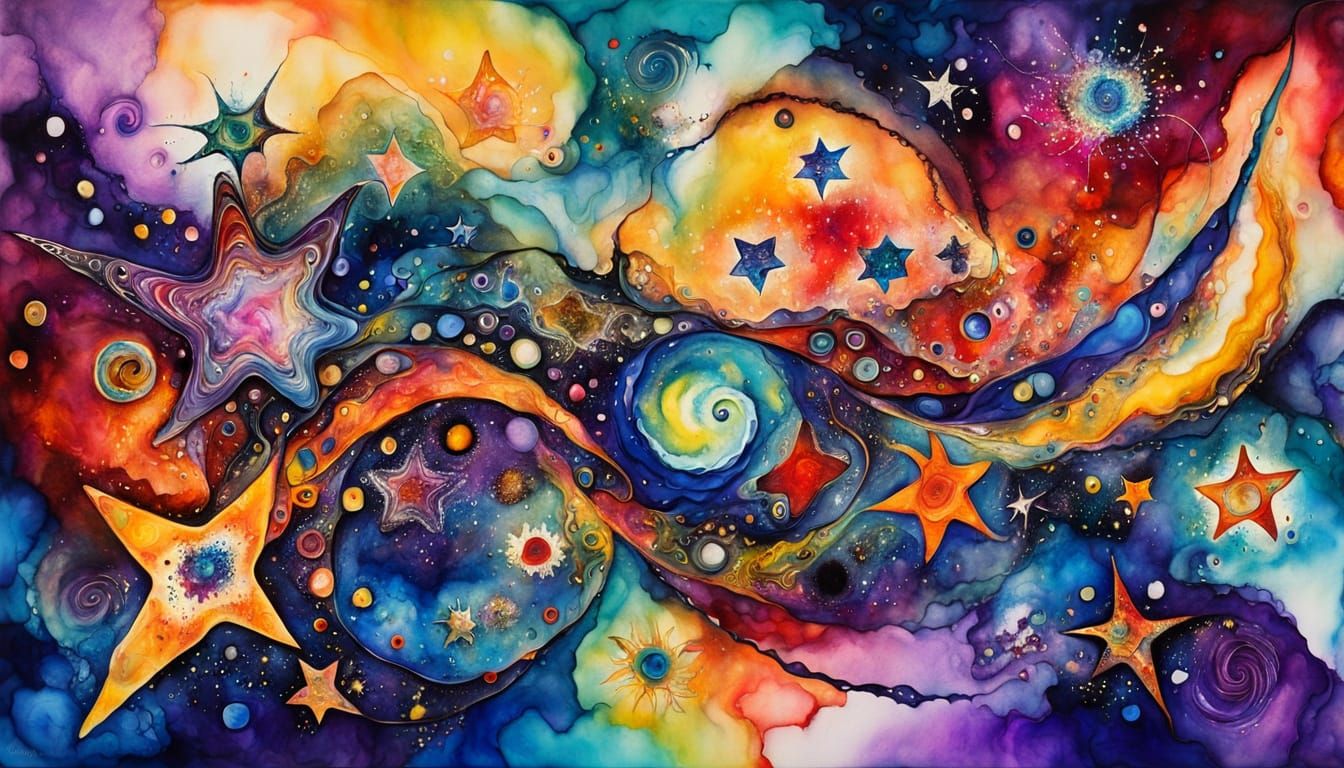 Otherworldly Alcohol Ink