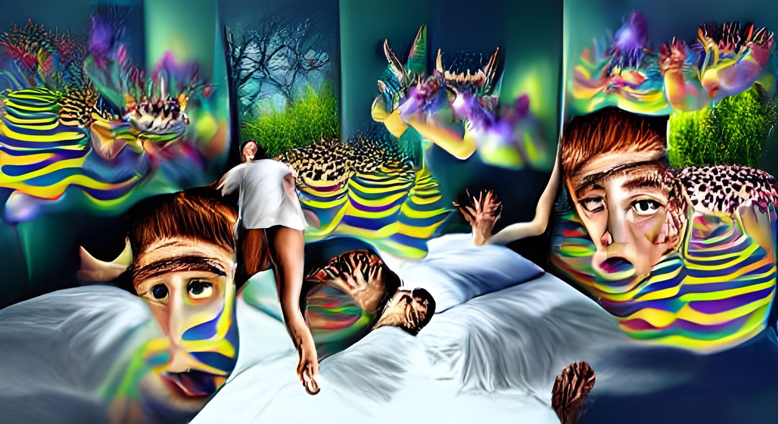 AI Generated Hypnagogic Hallucinations
