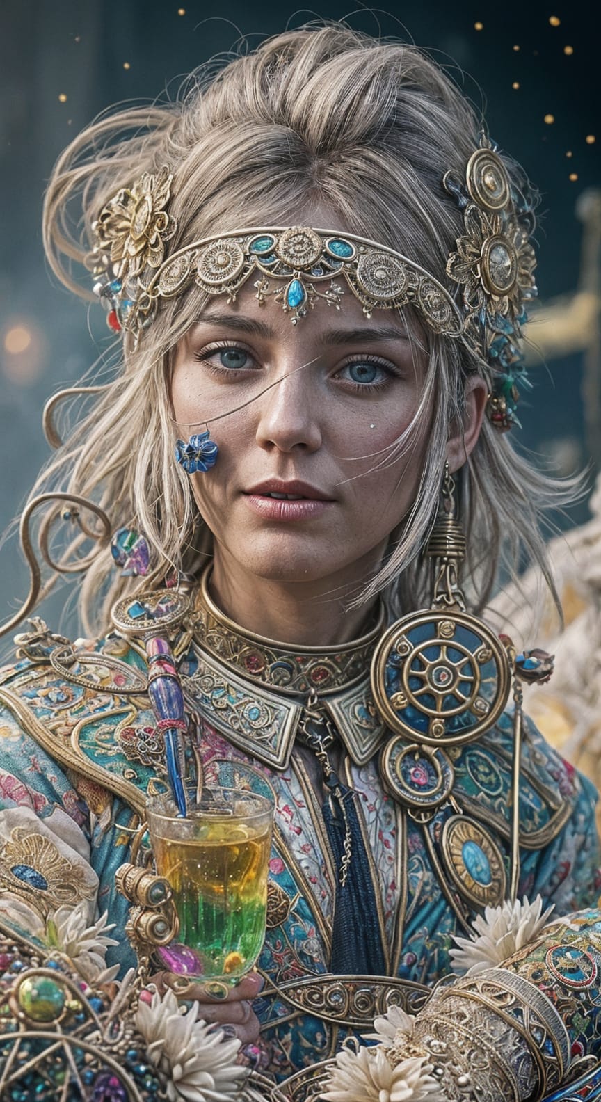 Maximalist Masterpiece in Watercolour Atmosphere