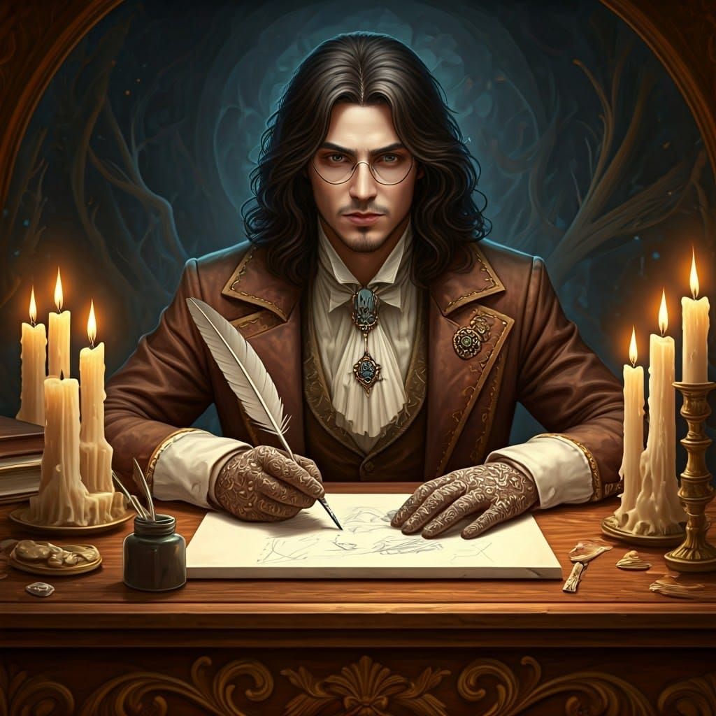 Fantasy Artist Lost in Labyrinthine World of Their Own Creat...