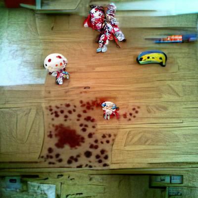 Brutal Crime Scene: A Graphic Depiction
