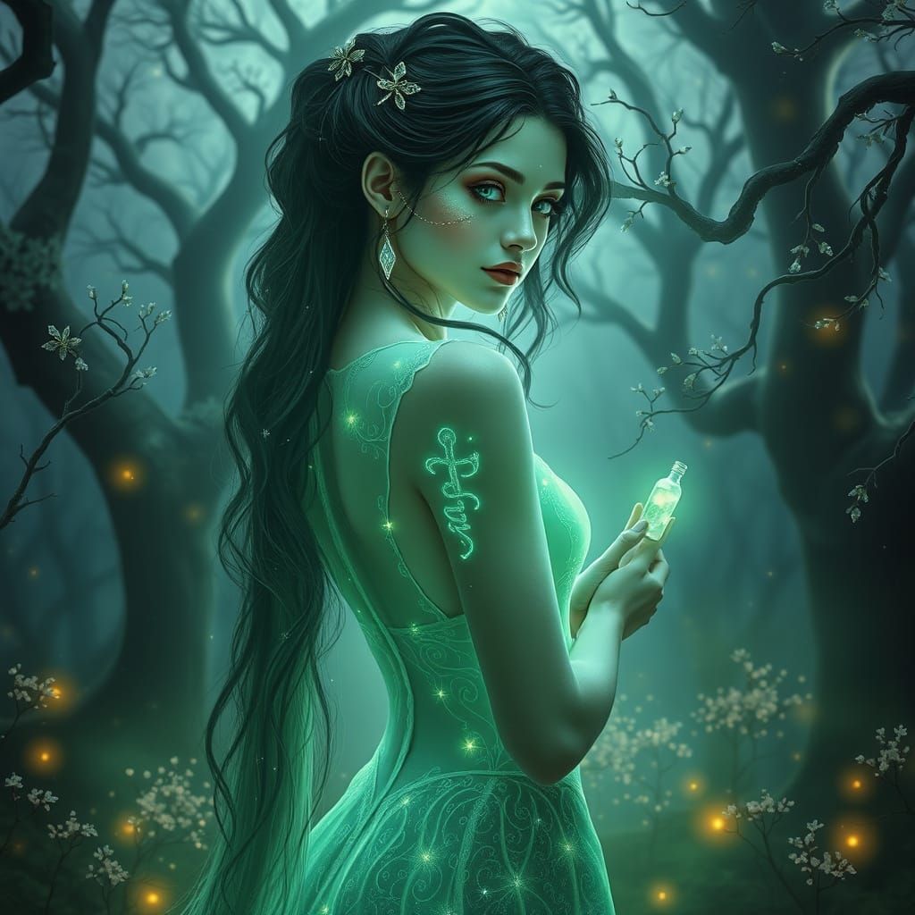 Ethereal Spring Goddess of the Hidden Realm