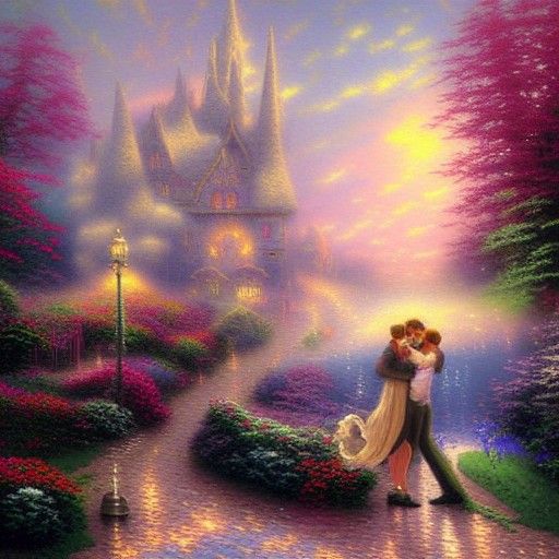 Ethereal Fantasy Love Story in Hyperdetailed Mist