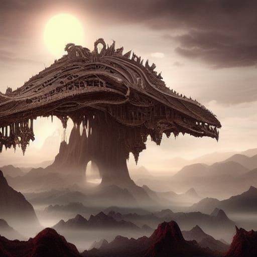 Epic Fusion of Magic and Science in Digital Art