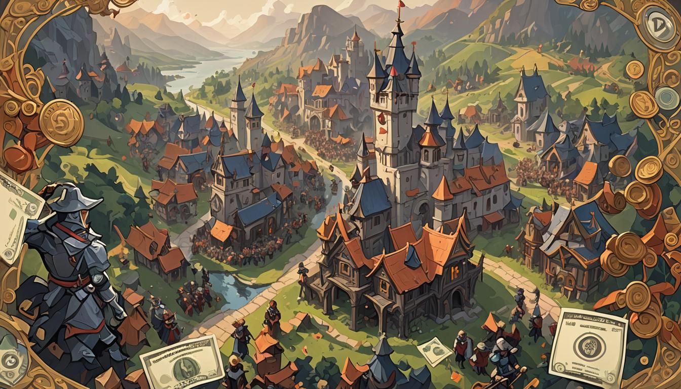 Albion Online Inspired Banknote Art