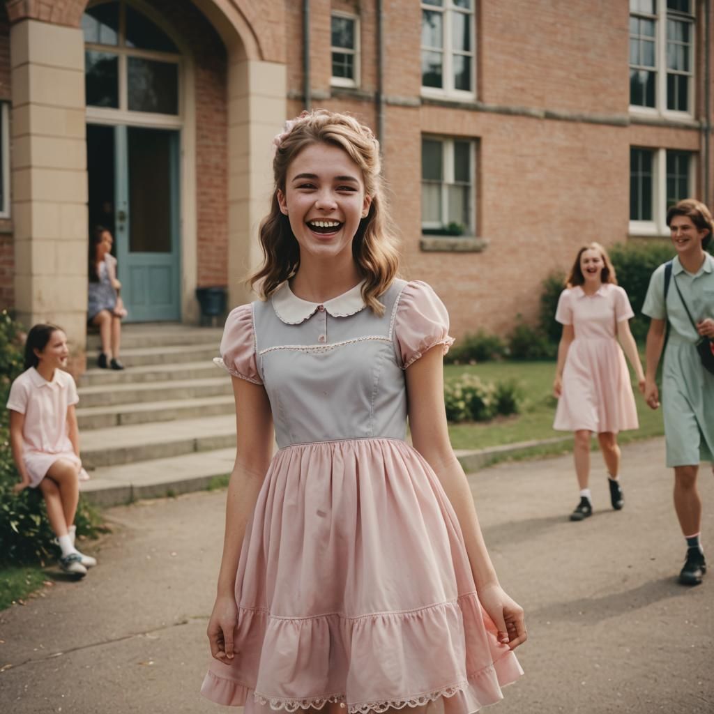 Boy Crossdressing in Babydoll Dress, Film Still