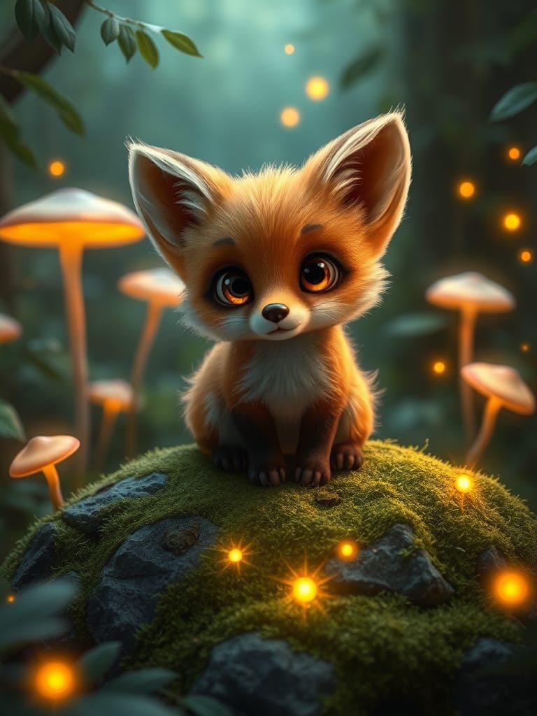 Enchanted Forest Fox in Pixar-Inspired 3D