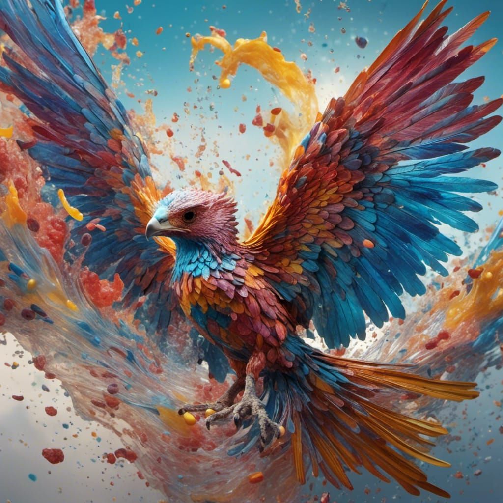 Hyperrealistic Splash Art Face in Dramatic Lighting