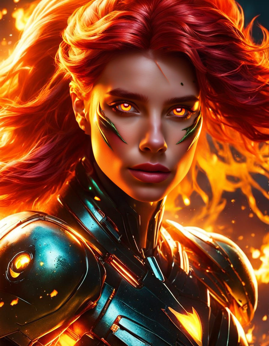 Emma Roberts as Starfire: Cinematic Superheroine Concept