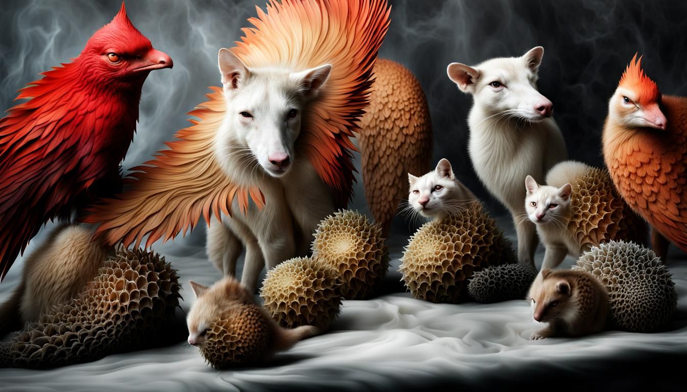 Fractured Reality: A Surreal Masterpiece of Light and Shadow