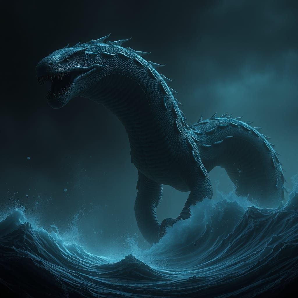 Lovecraftian Sea Monster Rises from the Depths