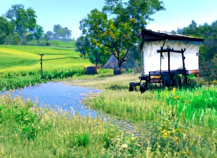 Rural Serenity Landscape