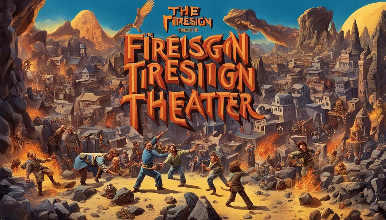 Surreal Theater Performance in Hyperdetail