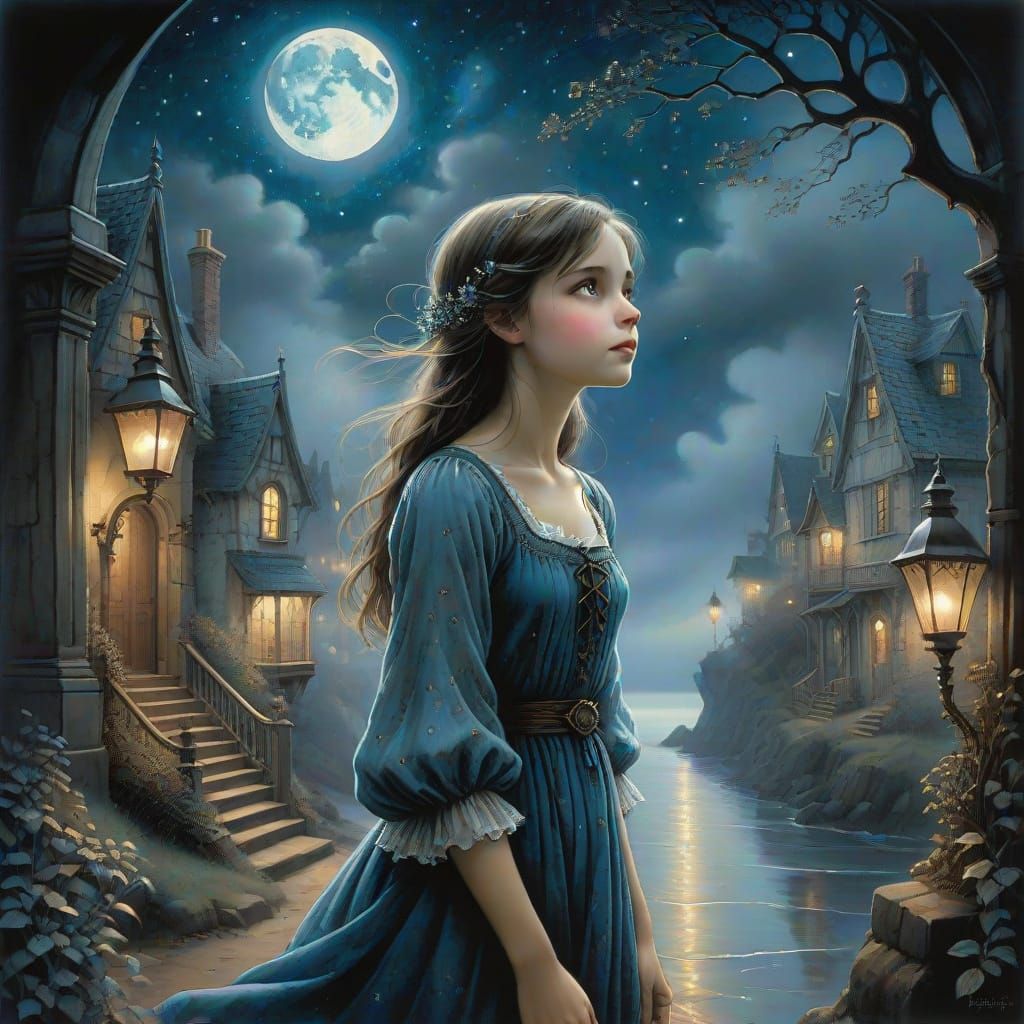 Whispers of a Mystical Night Sky