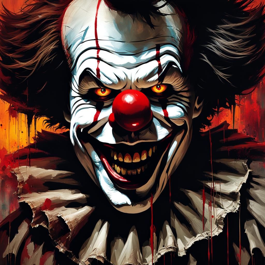 Grotesque Pennywise: A Decaying Gothic Masterpiece