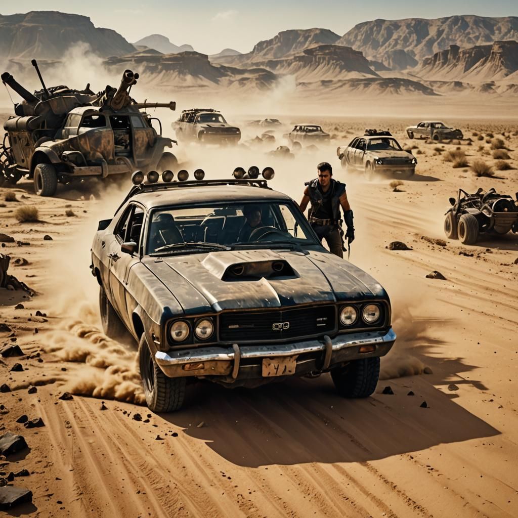 Mad Max Refuels in Desert Wasteland